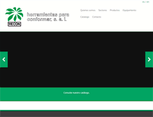 Tablet Screenshot of hecon.es